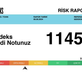 Findeks Notuna Göre Hatalı Risk Grubu