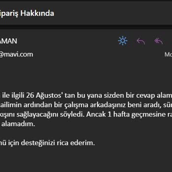 Mavi Jeans Müşteri Hizmetleri İlgisizliği