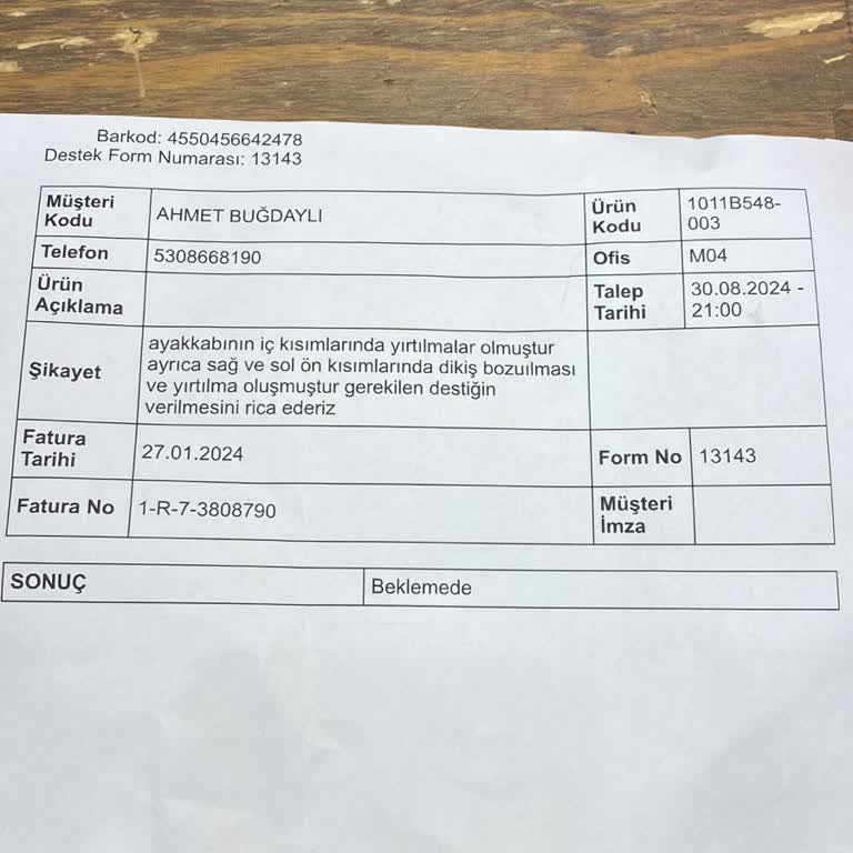 Asics-turkey.com Kullanıcı Hatası Olduğunun Söylenmesi