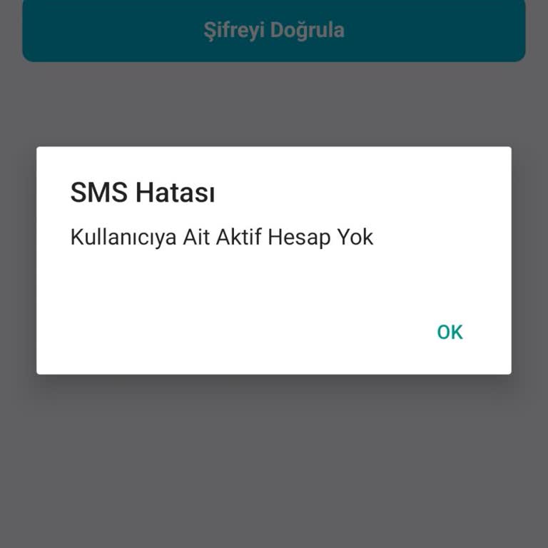 PTT Kargo Aktif Kullanıcı Bulunamadı
