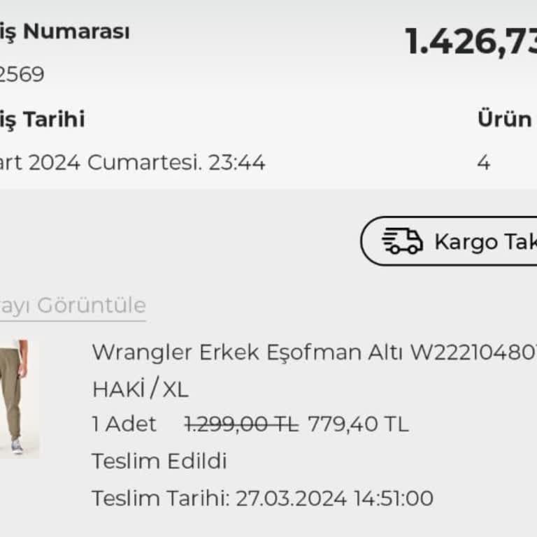 Wrangler Eşofman Altında Hızlı Renk Solması Sorunu