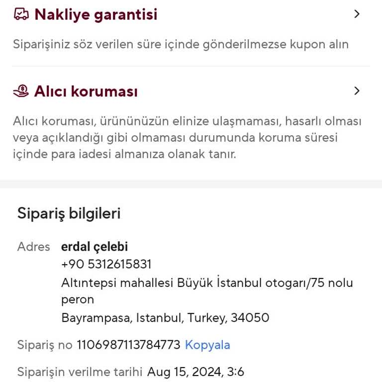 Aras Kargo Kargodan Şikayetçiyim Lütfen İlgili Kurum Dönüş Yapsın.