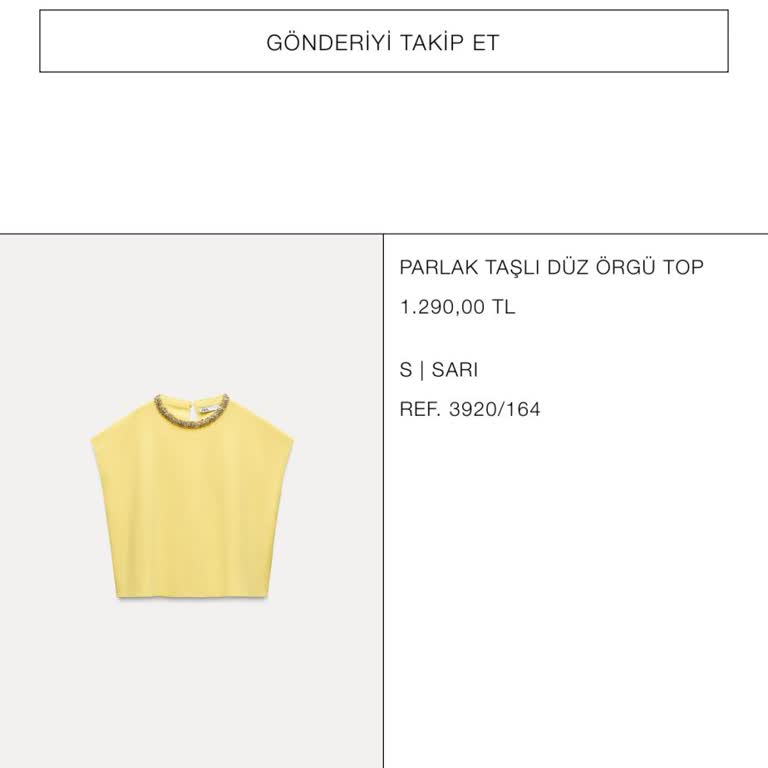 Zara Ürün Gönderildi Deniyor Ama Gönderilen Bir Ürün Yok!