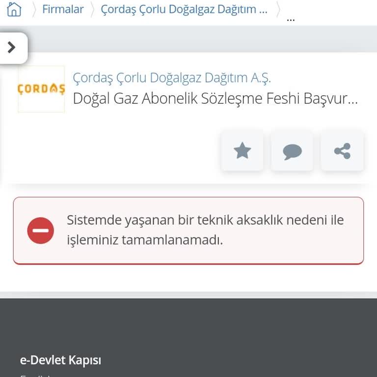 ÇORDAŞ Abonelik İptali Hiçbir Şekilde Yapılamıyor