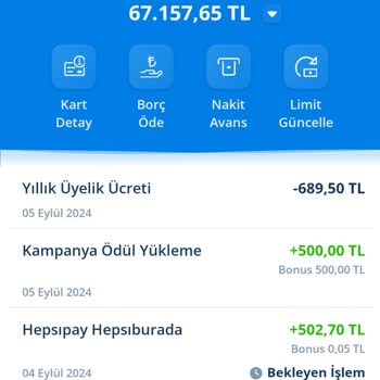 Denizbank Yıllık Üyelik Ücreti.