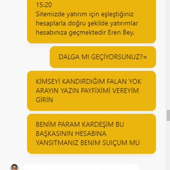 Sekabet Yanlış Hesaba Yansıyan Yatırım Ve Sorumluluk Reddi