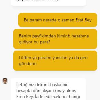 Sekabet Yanlış Hesaba Yansıyan Yatırım Ve Sorumluluk Reddi