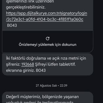 Vodafone Dijital Kurye ve Bayi Hizmetlerinde Yaşanan Sorunlar