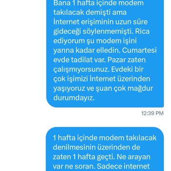 TurkNet Müşteri Hizmetleri Sorunu