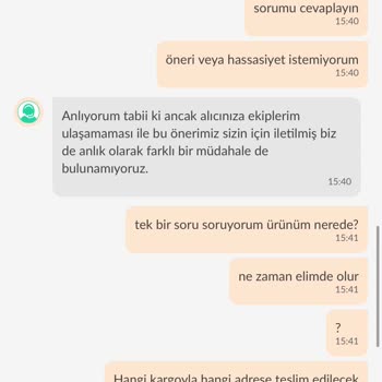 Dolap Sattığım Ürünümü Kaybetti