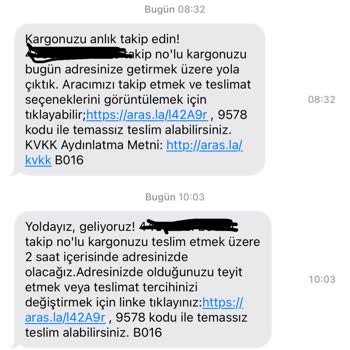 Aras Kargo'nun İşine Geldiği Gibi Teslimat Yapmaması!