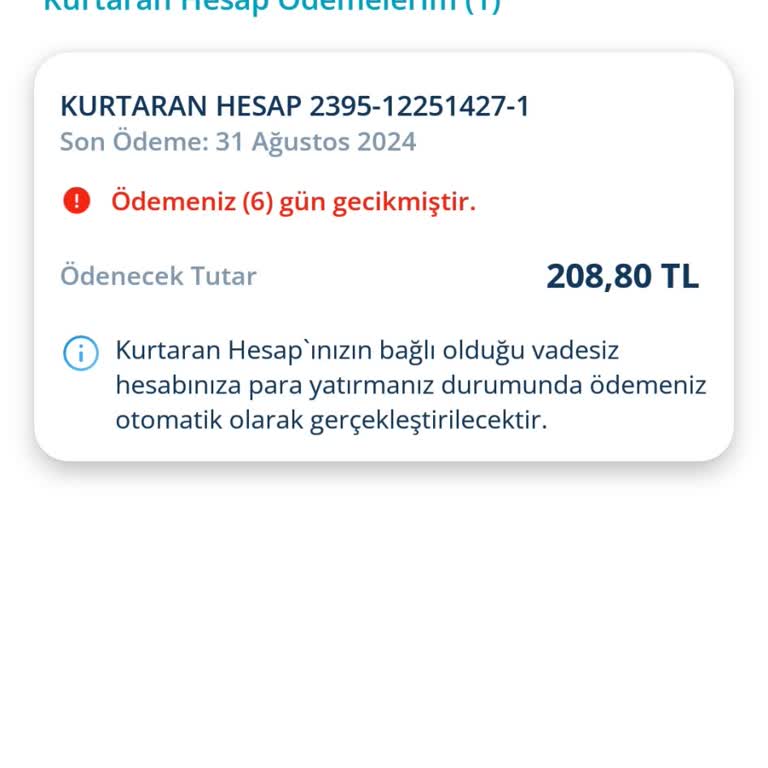 Denizbank Kurtarılmış Hesaptan Para Kesintisi