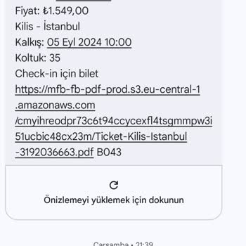 Kamil Koç Turizm Müşteri Memnuniyetsizliği