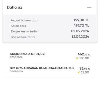 Akbank DASK Kampanyası 500TL Chip-para Yüklenmedi
