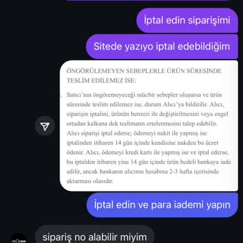 Ebi Case Ebicase Paramı İade Etmiyor