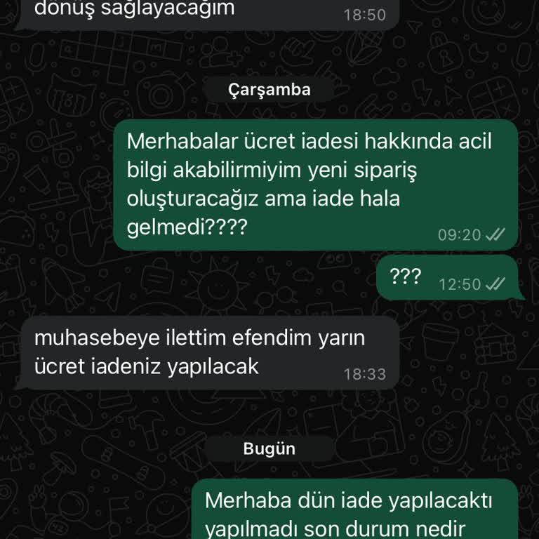 Nalburdayim.com Yanlış Sipariş Ve Geciken Ücret İadesi