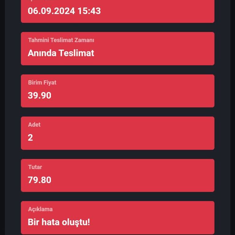 Odepin.com Siparişim Teslim Edilmiyor