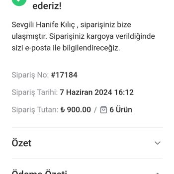 Qafiye Prive Siparişim 3 Aydır Gönderilmiyor Ve İade Yapılmıyor