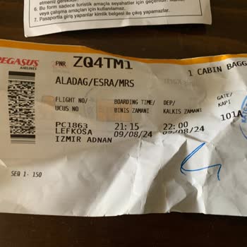 Pegasus Bavullarımızı Parçalama Artık
