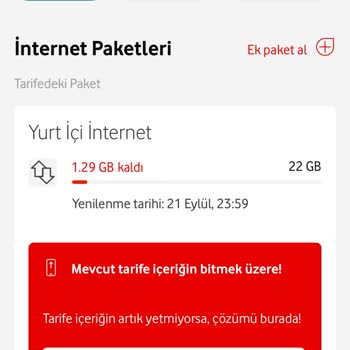 Vodafone Sınırsız İnternet Yanıltmacası ve Yüksek Fatura Sorunu
