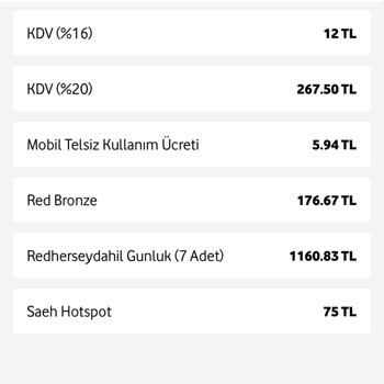 KKTC Telsim KKTC Vodafone Yüksek Fatura