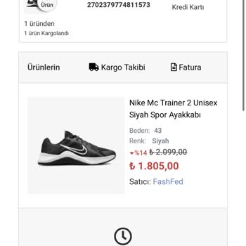 Fashfed Yanlış Numara Gönderdi İlgilenmiyor