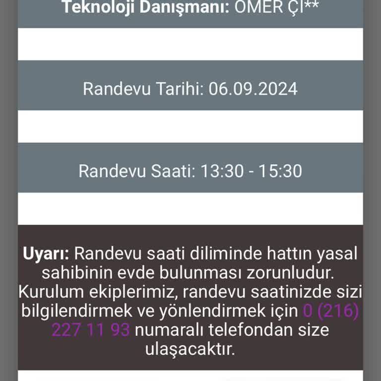 Kablo Net Randevu Saatine Uyulmuyor Kurulum Yapılmıyor