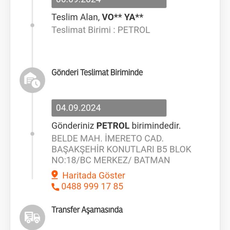 MNG Kargo Batman Petrol Şubesi