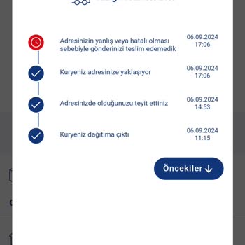 Aras Kargo Dağıtıma Çıkan Fakat Teslimatı Yapılmayan Kargo