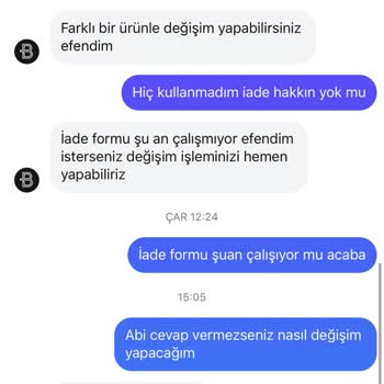 Beylerce.com Online Erkek Giyim Mağazasından Memnuniyetsizlik Ve İade Sorunu