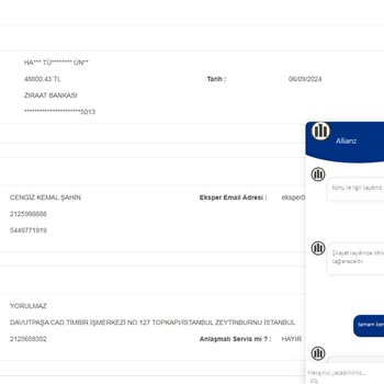 Allianzsigorta Şirketinin İlgisizliği.