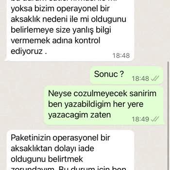 Hepsijet Hayal Kırıklığıdır Asla Hızlı Değiller