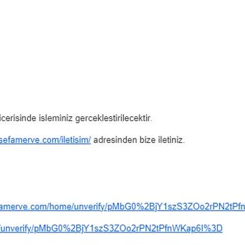 Sefamerve İade İşlemi Hakkında
