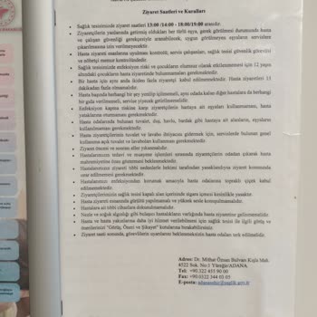 Adana Şehir Hastanesi Çocuk Cerrahi Servisi Sorumsuzluğu Hat Safhada