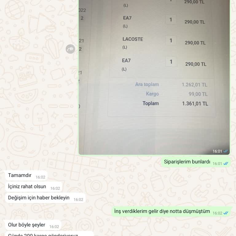 Shopier Verdiğim Siparişle Gelen Ürünlerin Birbirini Tutmaması Kandırılmam