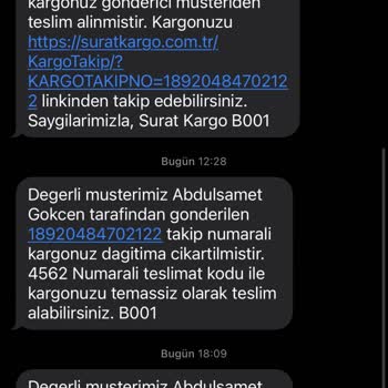 Sürat Kargo İle Yaşadığım Teslimat Sorunu
