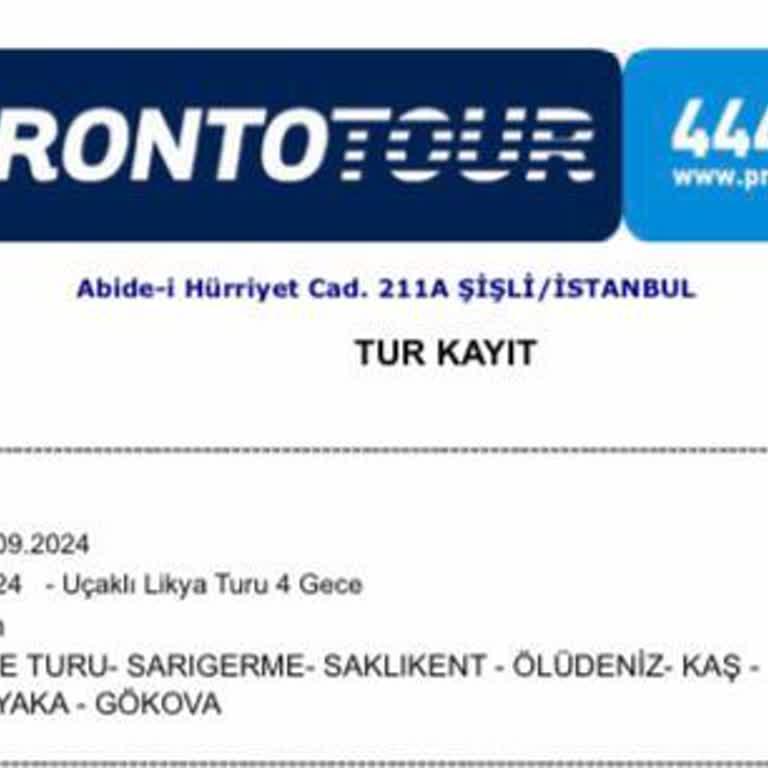 Prontotour'un Kaba Ve Sorumsuz Davranışları