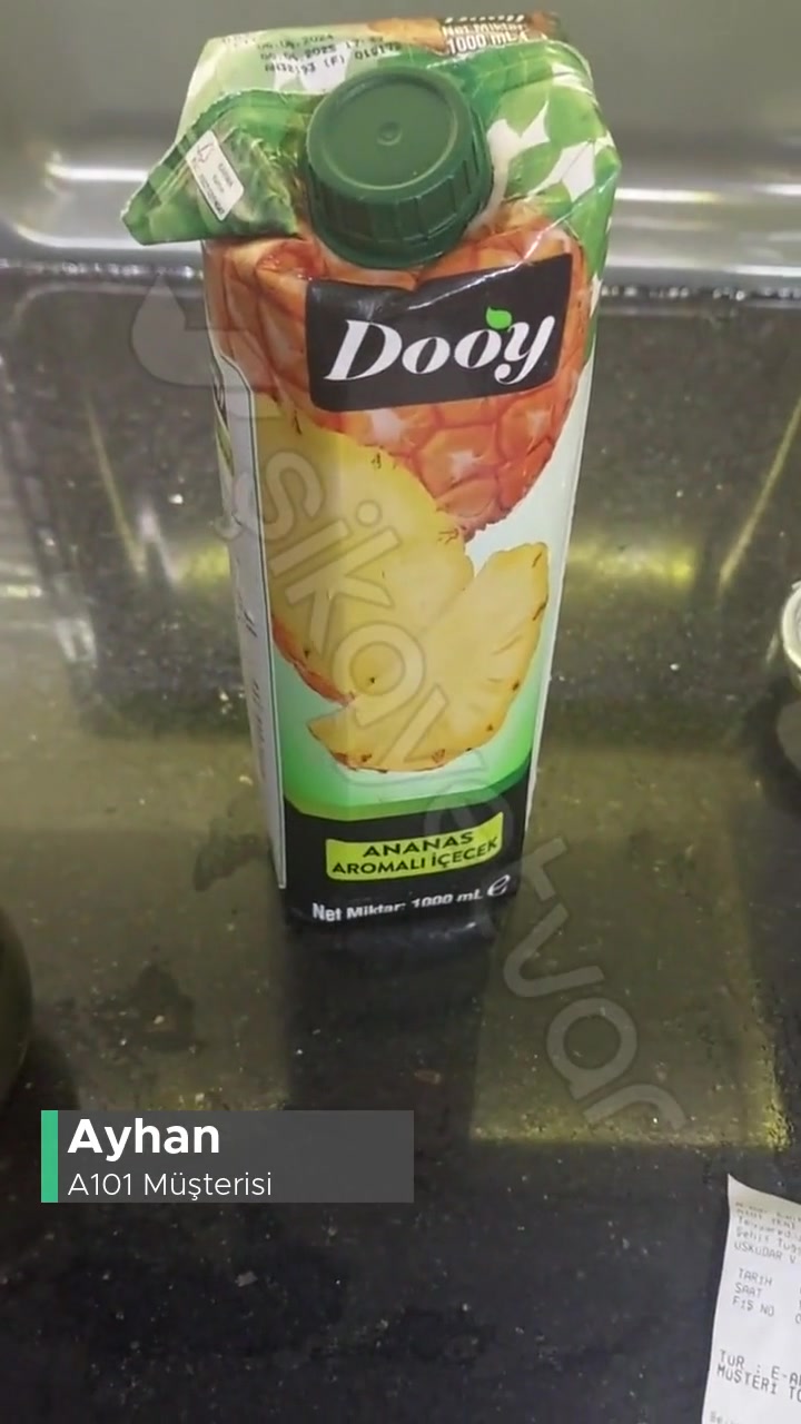 A101 Dooy Meyve Suyu İçinden Çıkan Madde videonun kapak resmi