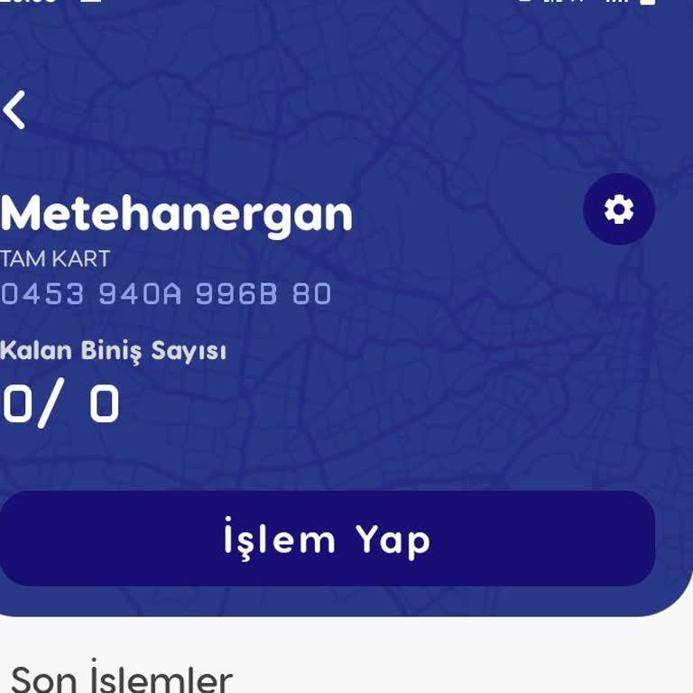 BURULAŞ Otobüs Kartımda Para Yok