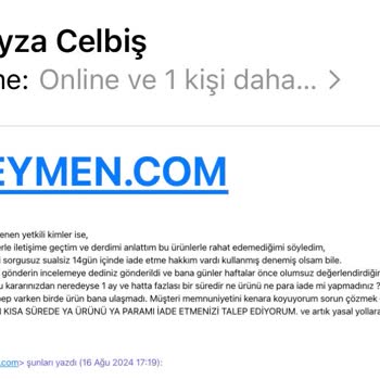 Beymen'den 40 Gündür Çözülemeyen Sipariş Ve İade Sorunu