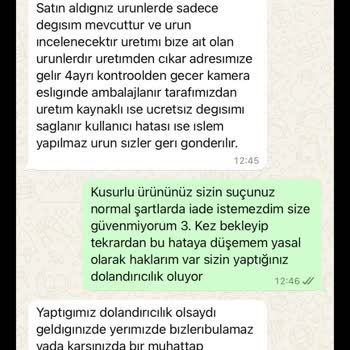 Kıyafet Sepeti Şikayet Durum Değerlendirme