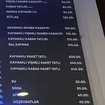 İkbal Dinlenme Tesislerinde Fahiş Fiyatlar