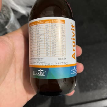 Argivit Şurup Köpürme Şikayeti