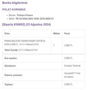Duru Avm (Giresun) Duru AVM Sahte Firma - Siparişimi Göndermiyor