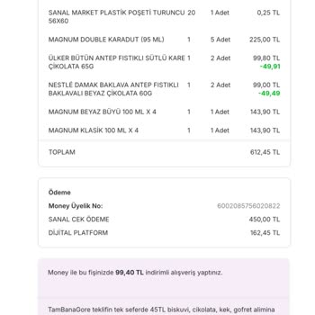 Migros Ücret İade Sorunu