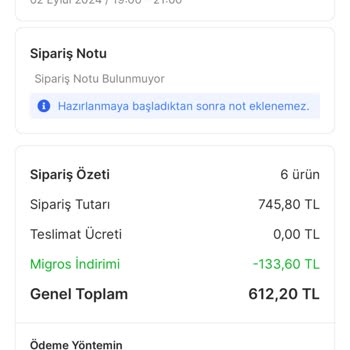 Migros Ücret İade Sorunu