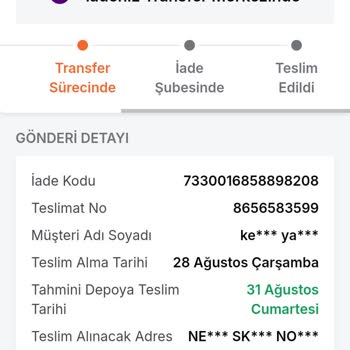 Trendyol Ücret İadesi Ve Kargo Firması Sıkıntısı