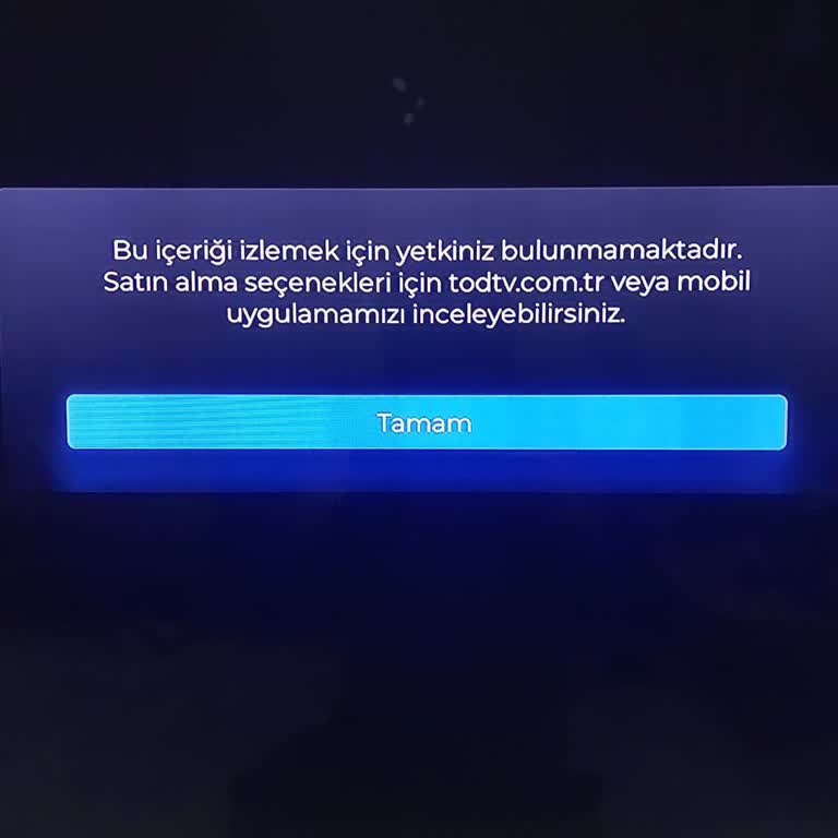 Tod TV Mi Box Da Yetkin Yok Hatası