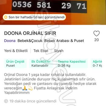 Epttavm Dolap Uygulamasında Bebek Arabası Alışverişinde Yaşanan Sorun