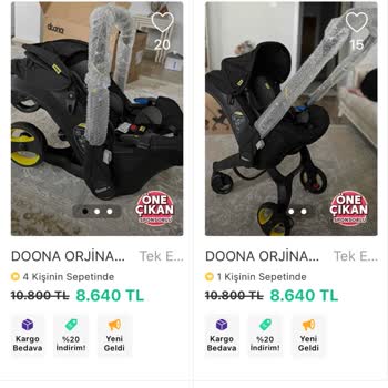 Epttavm Dolap Uygulamasında Bebek Arabası Alışverişinde Yaşanan Sorun